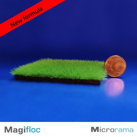Accessoire Paysage Diorama Reccisokz 3 Pièces Fausse Herbe Statique Pour Maquette - 90g Vert Foncé Moyen Clair