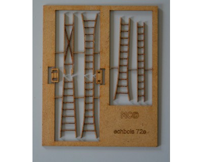 Wooden stepladders 72e