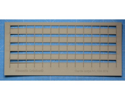 Garde corps h1,1m 87e