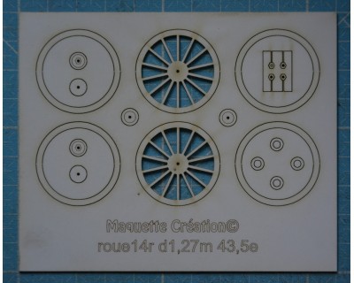 14-spoke wheels d1.27 43.5e