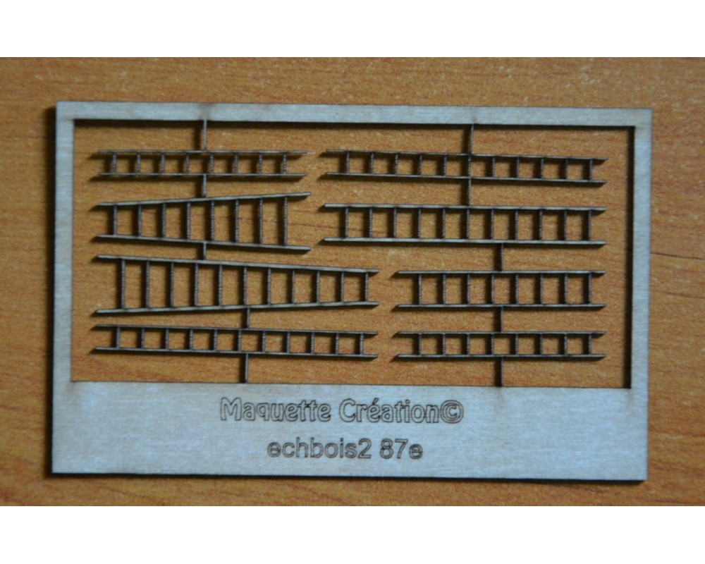 Schiebeleitern aus Holz 87e