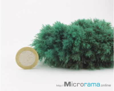 Verde ciprés 1 mm. Hierba estática en fibra Magifloc 