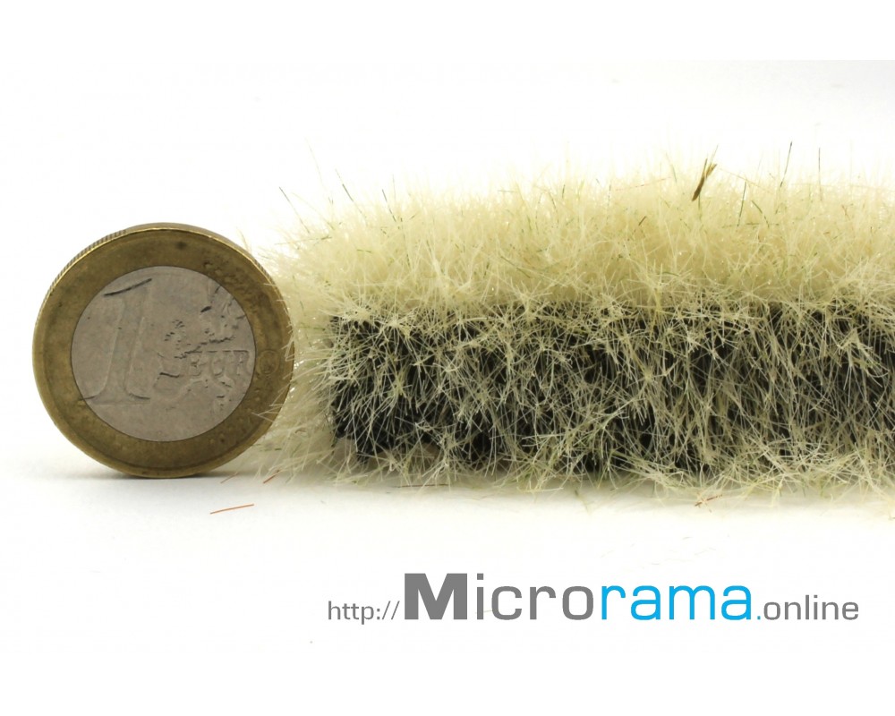 Hellbeige 4,5 mm. Statisches Gras in Magifloc-Faser